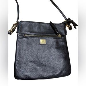 Kooba Black Leather Crossbody Purse